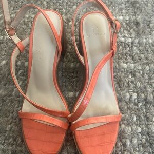 Halston Heritage Coral Strappy Sandals